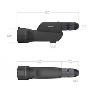Зрительная труба Vector Optics Continental 20-60x80 ED, сетка MIL FFP арт.: SCSS-03